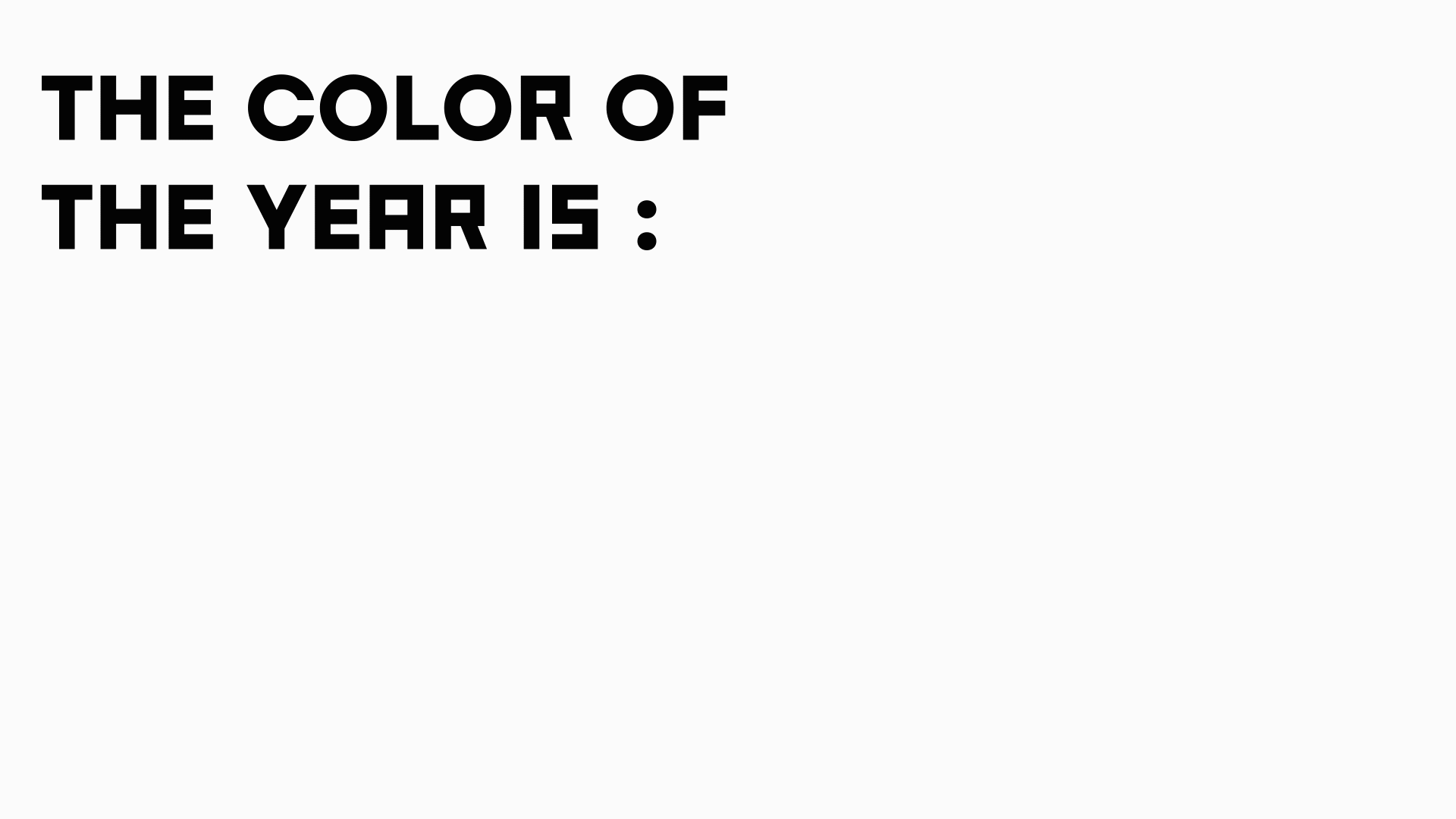 coloroftheyear